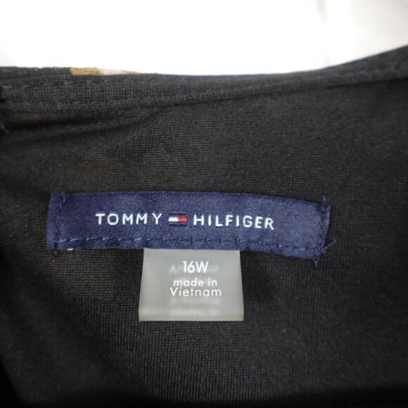 Tommy Hilfiger Plus Chiffon Floral Midi Dress Size 16W - Picture 12 of 14